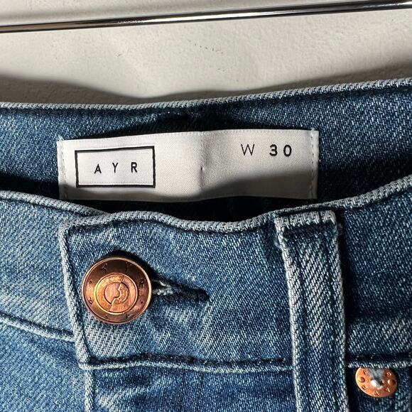 AYR The Must Wide Leg Cropped Jeans Size 30 - Picture 4 of 8